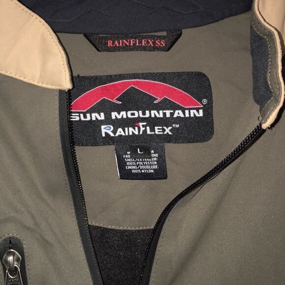 Sun Mountain Rainflex SS rain golf jacket L men’s - Picture 2 of 3